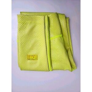 Zumba Wear XS Snakeskin Textured Full Length Neon Leggings EUC